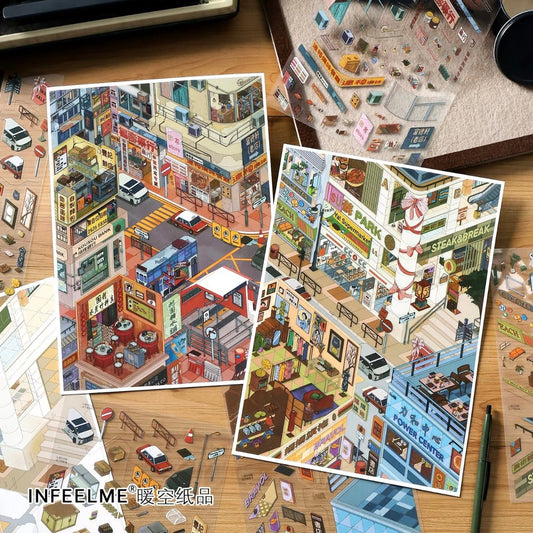 Boutique series Vol. 47 Harbor City New District Old Harbor City Scenery - L - JoyJollyCrafts