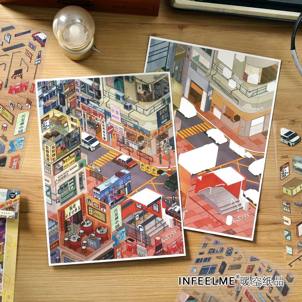 Boutique series Vol. 47 Harbor City New District Old Harbor City Scenery - L - JoyJollyCrafts