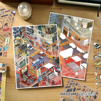 Boutique series Vol. 47 Harbor City New District Old Harbor City Scenery - L - JoyJollyCrafts