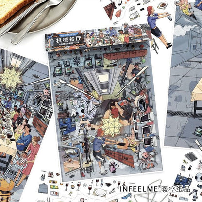 Boutique series Vol. 48 Mechanical Restaurant - L - JoyJollyCrafts