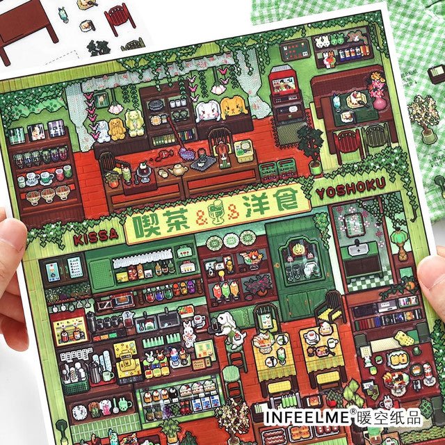 Boutique series Vol. 49 Western Food House Stationery Shop - L - JoyJollyCrafts