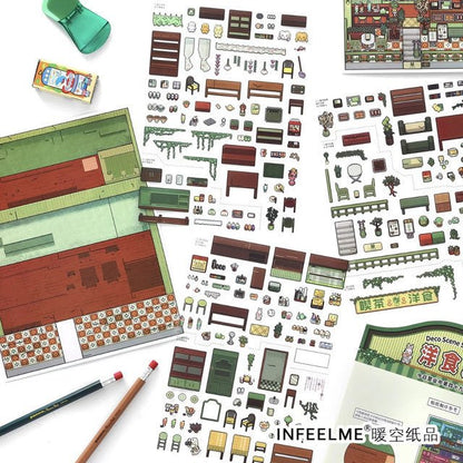 Boutique series Vol. 49 Western Food House Stationery Shop - L - JoyJollyCrafts