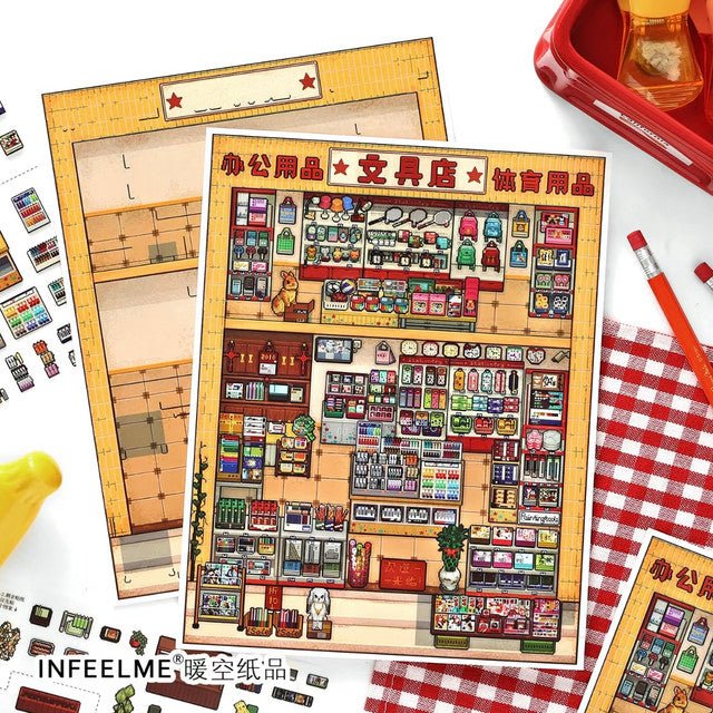 Boutique series Vol. 49 Western Food House Stationery Shop - L - JoyJollyCrafts