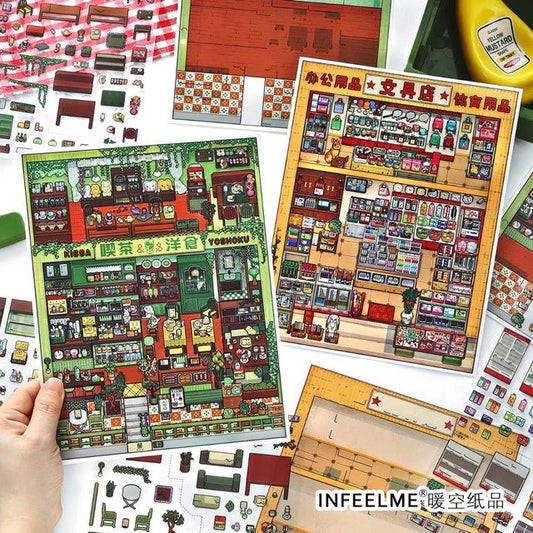 Boutique series Vol. 49 Western Food House Stationery Shop - L - JoyJollyCrafts