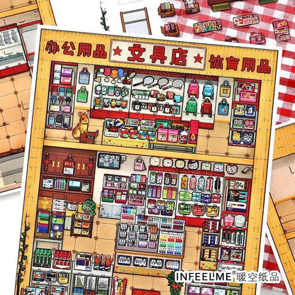 Boutique series Vol. 49 Western Food House Stationery Shop - L - JoyJollyCrafts