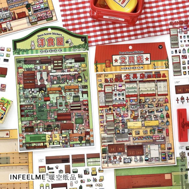 Boutique series Vol. 49 Western Food House Stationery Shop - L - JoyJollyCrafts