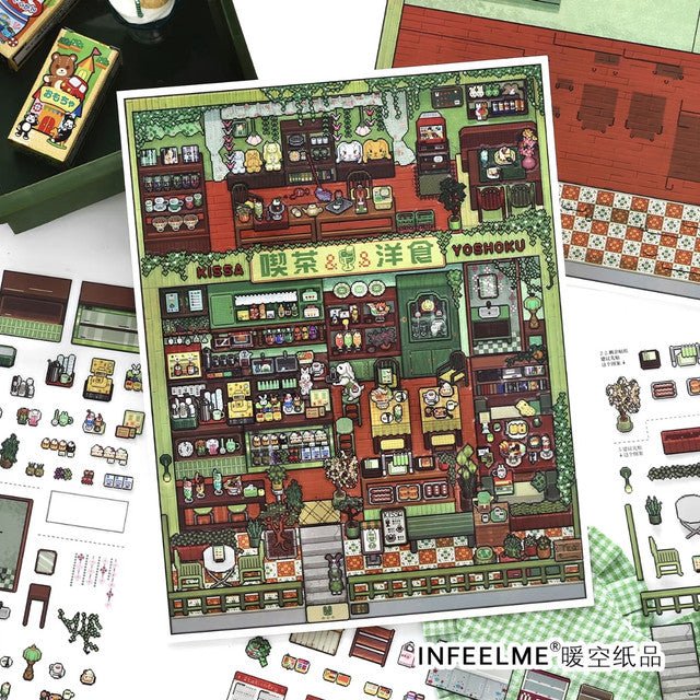 Boutique series Vol. 49 Western Food House Stationery Shop - L - JoyJollyCrafts