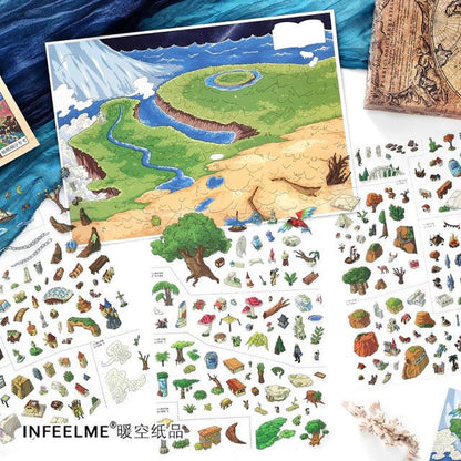 Boutique series Vol. 50 Coastal Realm Gloomy Continent - L - JoyJollyCrafts