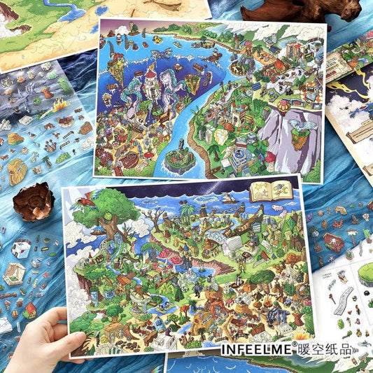 Boutique series Vol. 50 Coastal Realm Gloomy Continent - L - JoyJollyCrafts