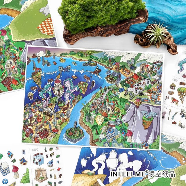 Boutique series Vol. 50 Coastal Realm Gloomy Continent - L - JoyJollyCrafts