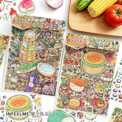 Boutique series Vol. 54 Vegetable Garden Village Orchard Market - L - JoyJollyCrafts