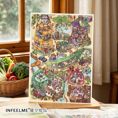 Boutique series Vol. 54 Vegetable Garden Village Orchard Market - L - JoyJollyCrafts