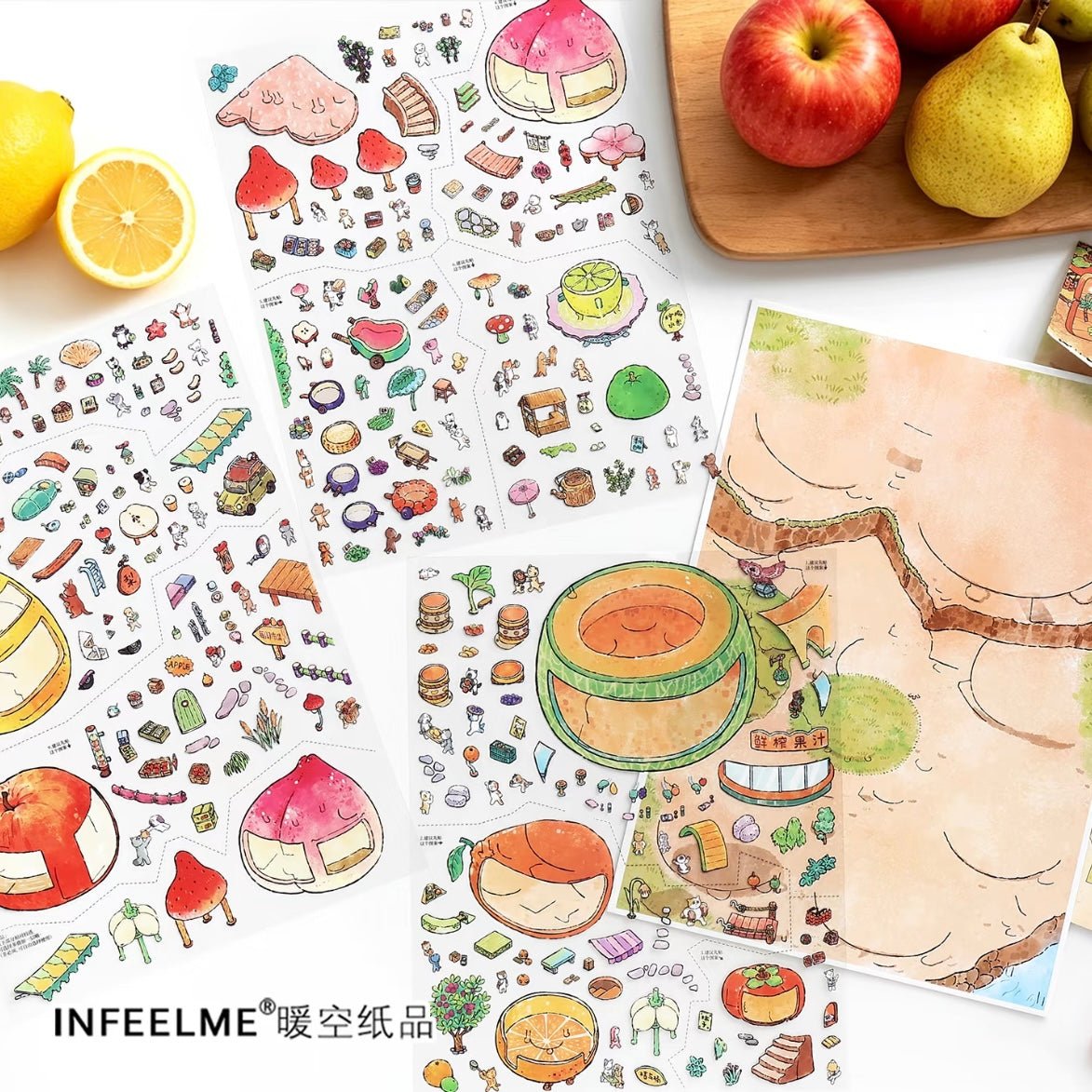 Boutique series Vol. 54 Vegetable Garden Village Orchard Market - L - JoyJollyCrafts