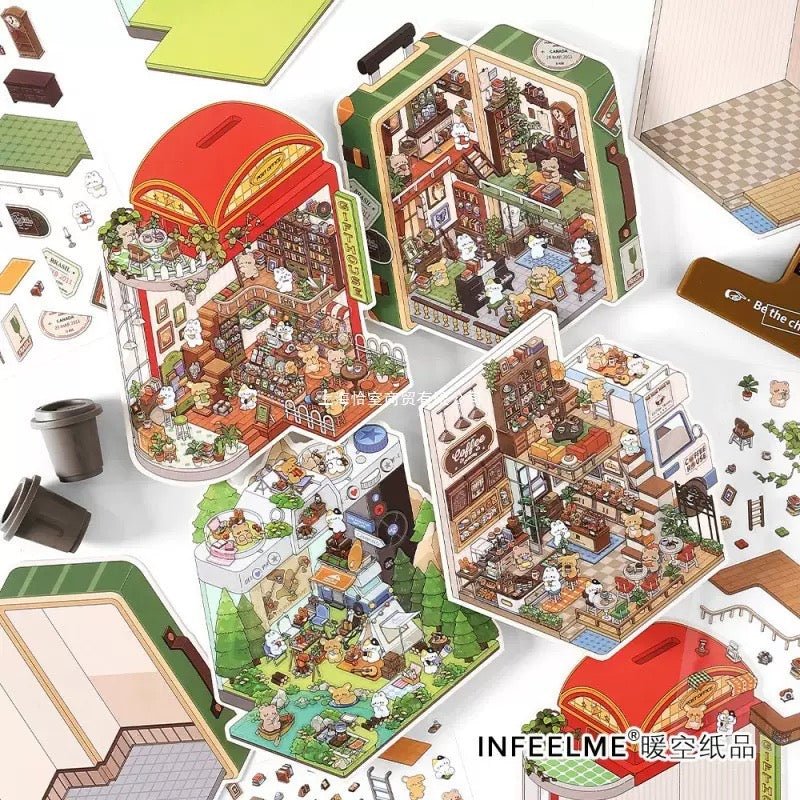 Boutique series Vol. 6 Private Collection Time Gift Shop Summit Camp Roaming Café - M - JoyJollyCrafts