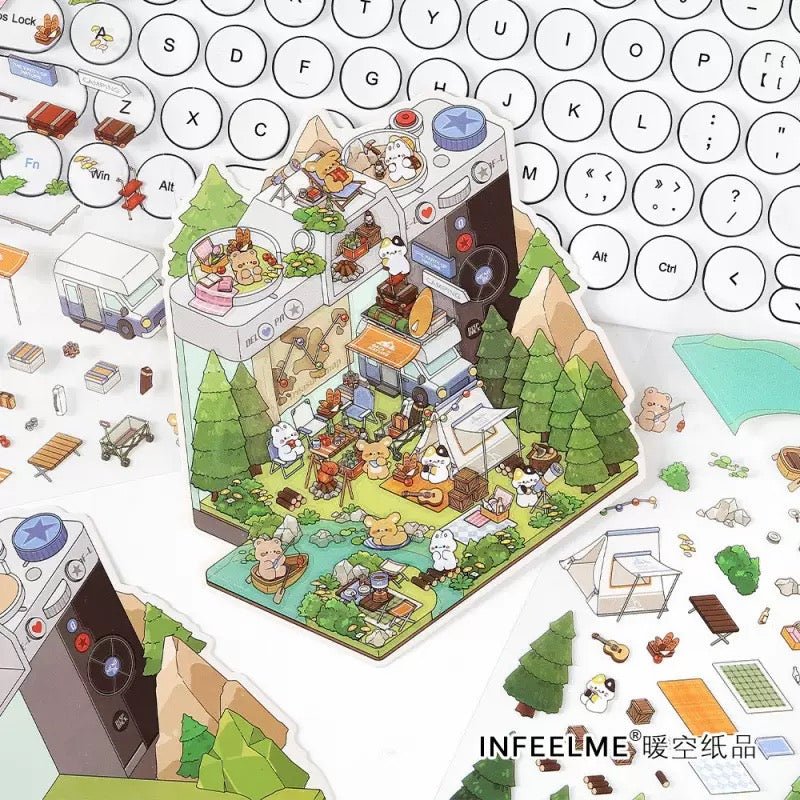 Boutique series Vol. 6 Private Collection Time Gift Shop Summit Camp Roaming Café - M - JoyJollyCrafts
