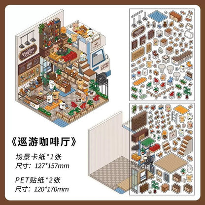 Boutique series Vol. 6 Private Collection Time Gift Shop Summit Camp Roaming Café - M - JoyJollyCrafts