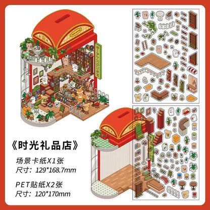 Boutique series Vol. 6 Private Collection Time Gift Shop Summit Camp Roaming Café - M - JoyJollyCrafts