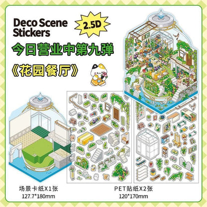 Boutique series Vol. 9 Garden Restaurant Deep Sea Outpost Starry Sky Inn Seaside Market - M - JoyJollyCrafts