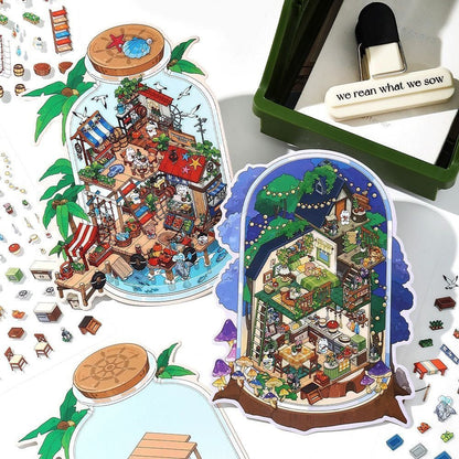 Boutique series Vol. 9 Garden Restaurant Deep Sea Outpost Starry Sky Inn Seaside Market - M - JoyJollyCrafts