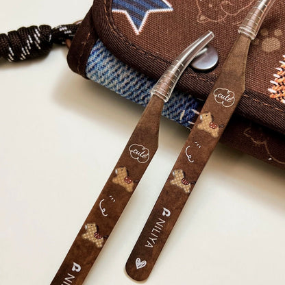 Brown Pony Curved Tip Tweezers - JoyJollyCrafts