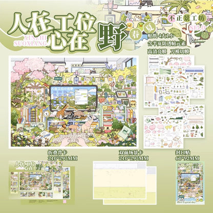 BUZHENGJING Vol. 13 At Work, In Nature - Spring & Summer At Work, In Nature - Autumn & Winter - L - JoyJollyCrafts