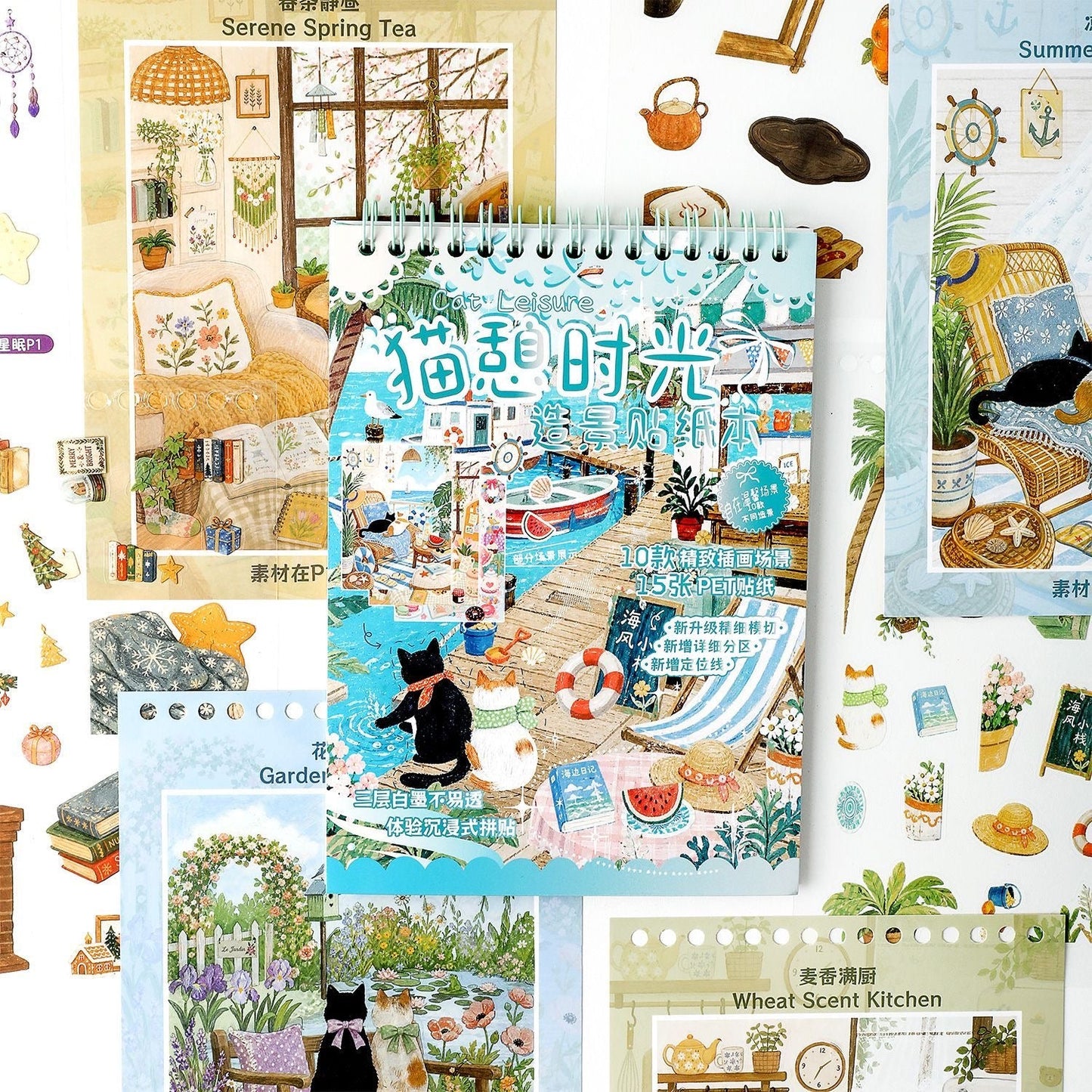 Cat Leisure Time Collection Book - M - JoyJollyCrafts