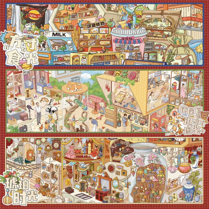 Chao You Special Oil 14.0 The Passing Years in My Homeland / A Moment of Culinary Delight - XL - JoyJollyCrafts