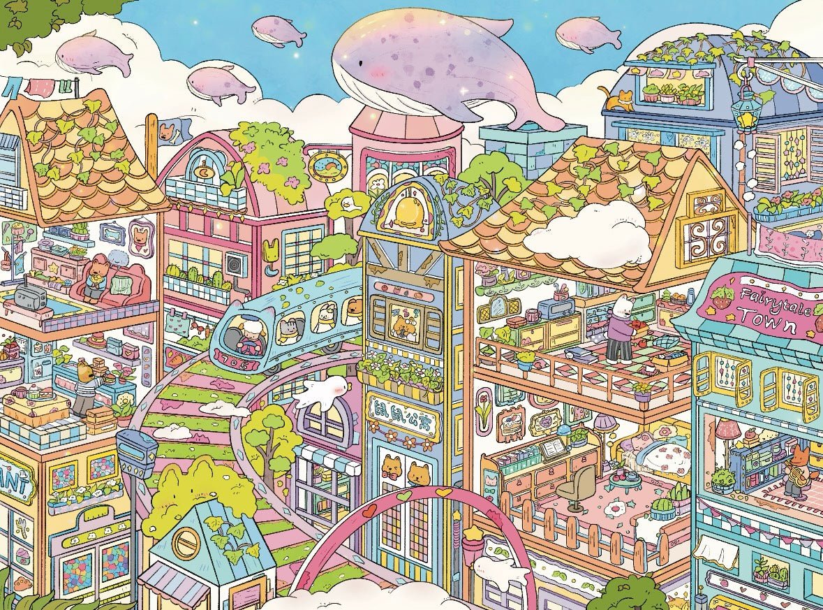 Chao You Vol. 28 Monster Town / Fairy Tale Town / Plant Research Institute - XL - JoyJollyCrafts