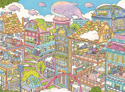 Chao You Vol. 28 Monster Town / Fairy Tale Town / Plant Research Institute - XL - JoyJollyCrafts