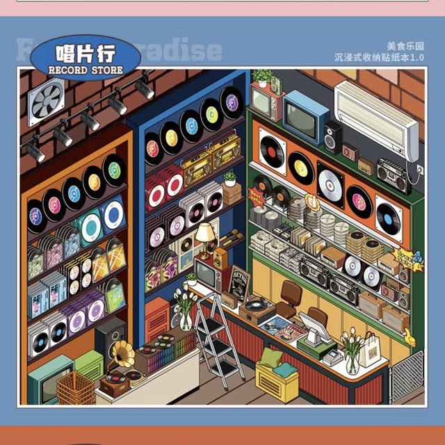 Collection Book Supermarket Food Paradise - M - JoyJollyCrafts