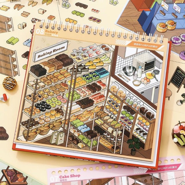 Collection Book Supermarket Food Paradise - M - JoyJollyCrafts