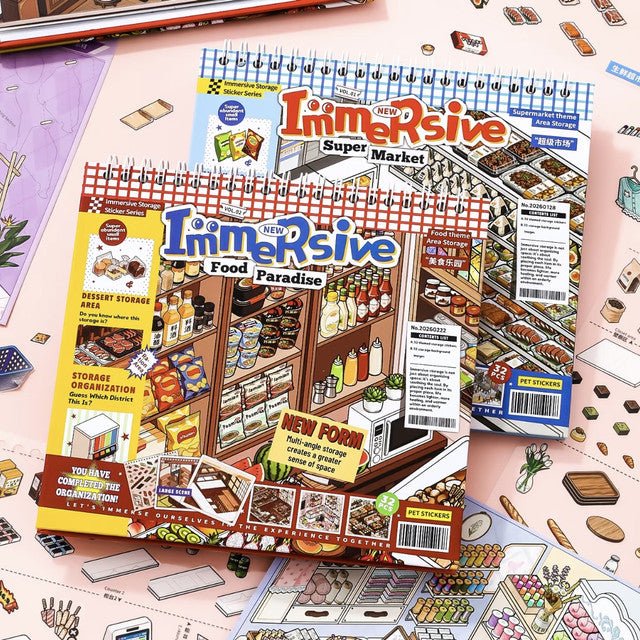Collection Book Supermarket Food Paradise - M - JoyJollyCrafts