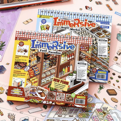 Collection Book Supermarket Food Paradise - M - JoyJollyCrafts