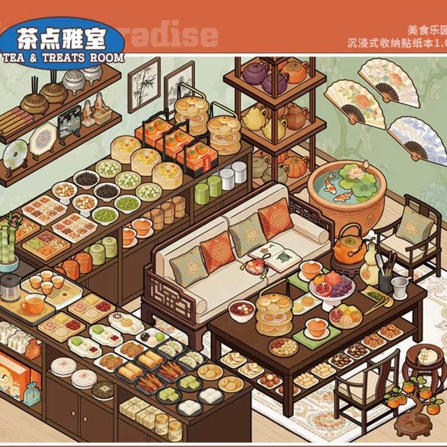 Collection Book Supermarket Food Paradise - M - JoyJollyCrafts