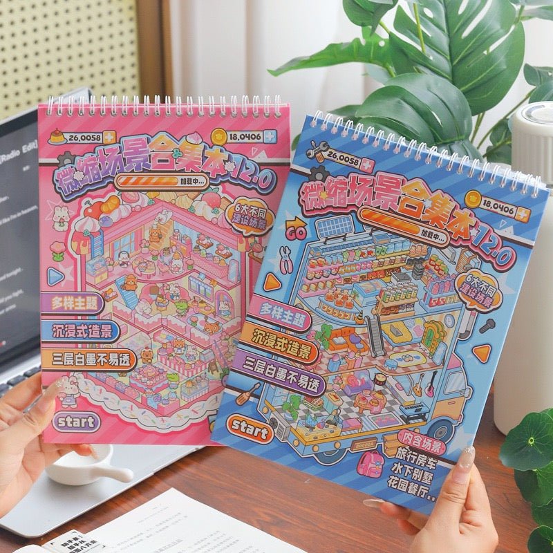 Collection Book Vol. 12 Pink Blue - L - JoyJollyCrafts