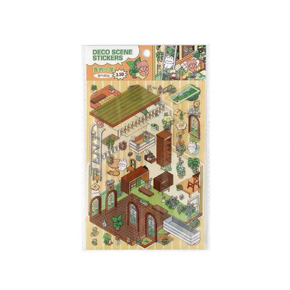 Cozy Room Series Vol. 1 Midnight Art Studio Lovely Attic Oxygen Station Starlight Bookshop - M - JoyJollyCrafts