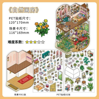 Cozy Room Series Vol. 11 Oxygen Loft Nature Art Room Sunny Coast Japanese Snacks - M - JoyJollyCrafts