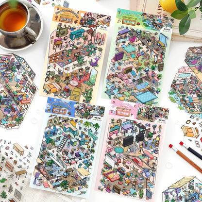 Cozy Room Series Vol. 11 Oxygen Loft Nature Art Room Sunny Coast Japanese Snacks - M - JoyJollyCrafts