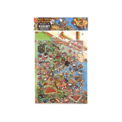 Cozy Room Series Vol. 12 Ruins Explorer Apocalypse Billiards - L - JoyJollyCrafts