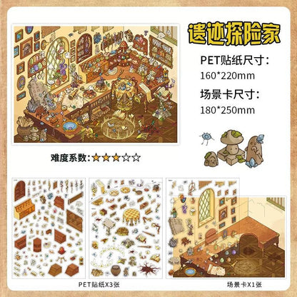 Cozy Room Series Vol. 12 Ruins Explorer Apocalypse Billiards - L - JoyJollyCrafts
