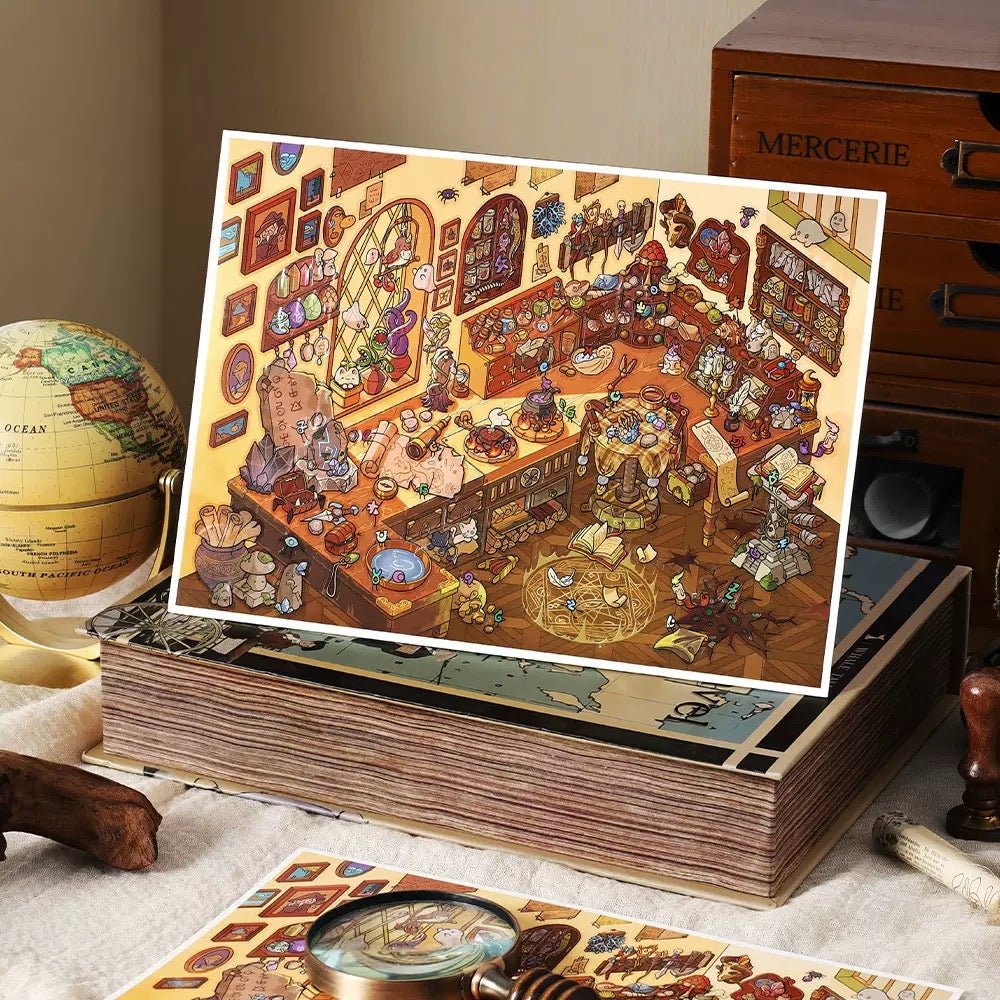 Cozy Room Series Vol. 12 Ruins Explorer Apocalypse Billiards - L - JoyJollyCrafts