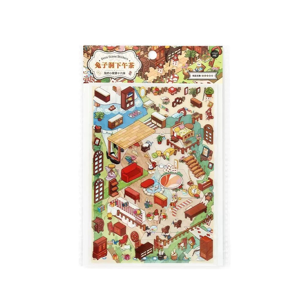 Cozy Room Series Vol. 16 Rabbit Hole Tea Midnight Tailor Crystal Palace Puppet Room - M - JoyJollyCrafts