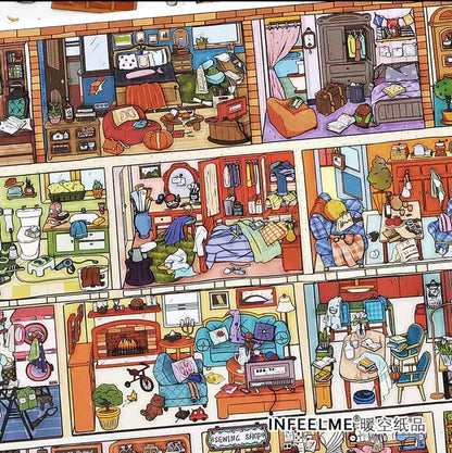 Cozy Room Series Vol. 28 Pumpkin Apartment - L - JoyJollyCrafts