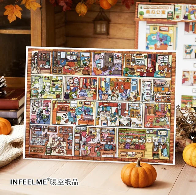 Cozy Room Series Vol. 28 Pumpkin Apartment - L - JoyJollyCrafts