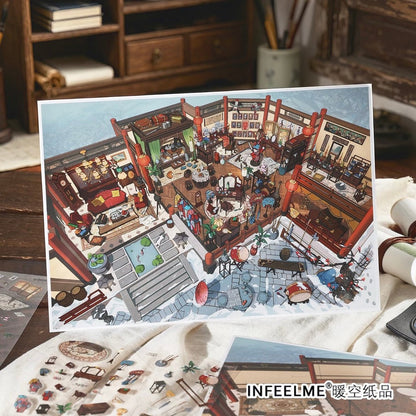 Cozy Room Series Vol. 33 Beast-Mask Craftsman Peking Opera Troupe Master - L - JoyJollyCrafts