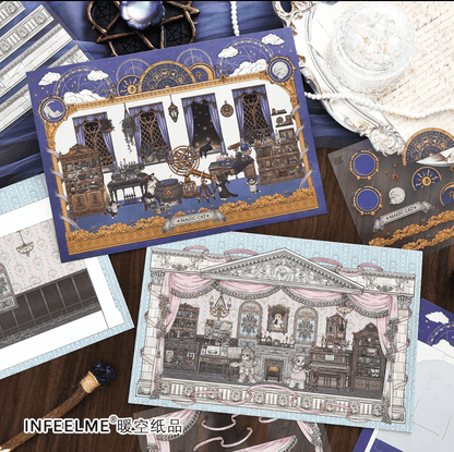 Cozy Room Series Vol. 34 Kitten Magic House Puppy Artist - L - JoyJollyCrafts
