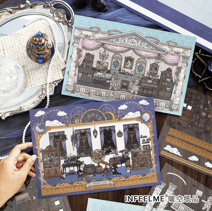 Cozy Room Series Vol. 34 Kitten Magic House Puppy Artist - L - JoyJollyCrafts