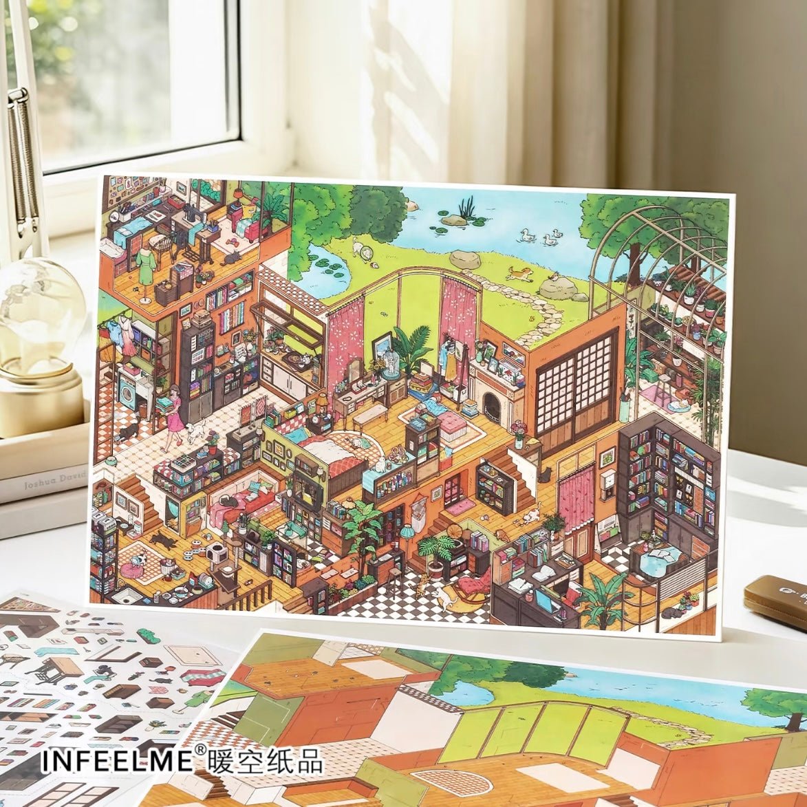 Cozy Room Series Vol. 38 Forest Creek Cottage - XL - JoyJollyCrafts