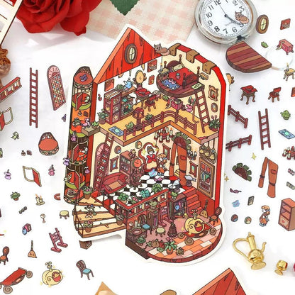 Cozy Room Series Vol. 9 Beast Castle Magic Cottage Magic Crystal Shoes The Pea Girl - M - JoyJollyCrafts