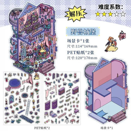 Cozy Room Series Vol. 9 Beast Castle Magic Cottage Magic Crystal Shoes The Pea Girl - M - JoyJollyCrafts